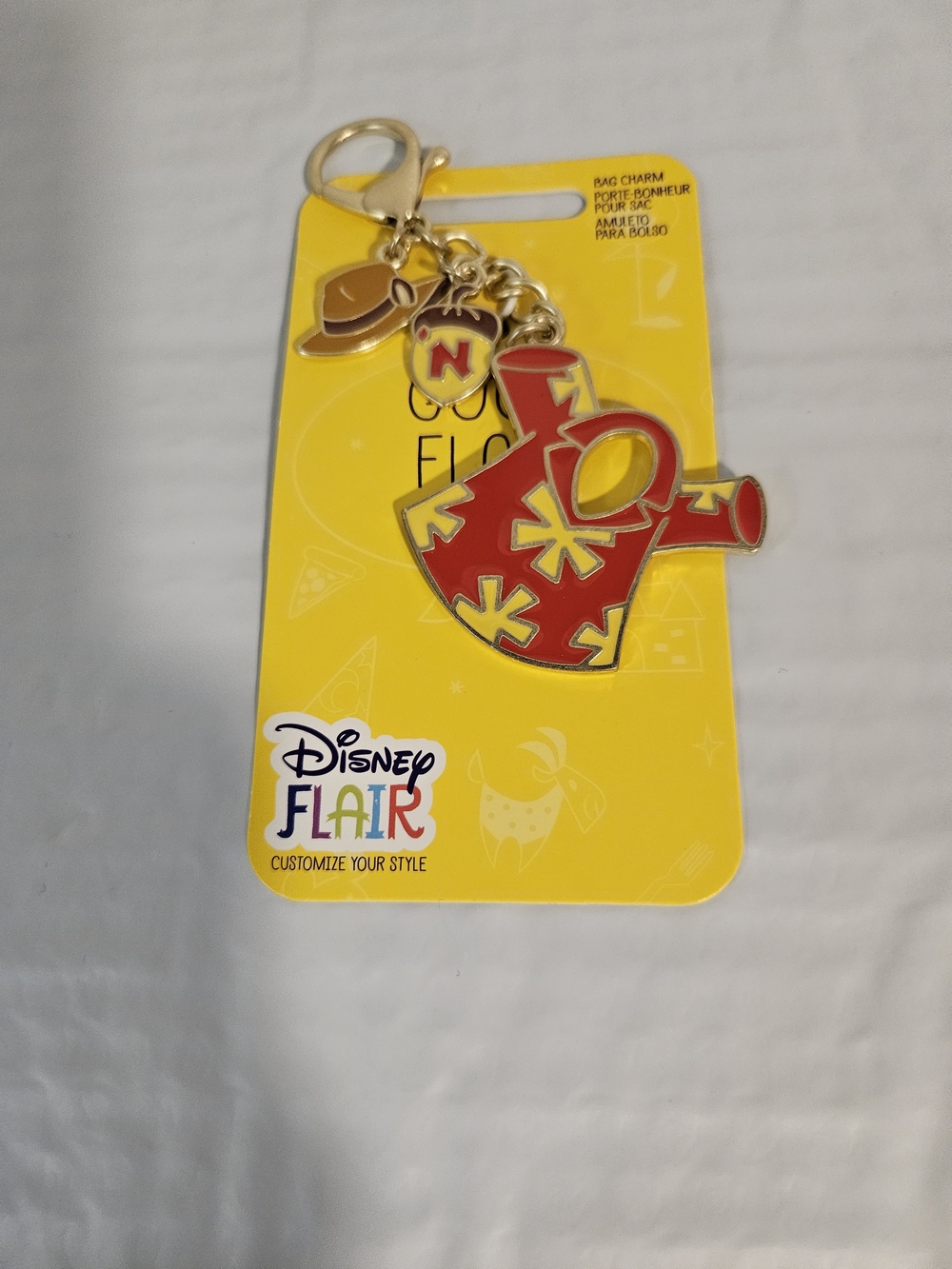 Disney Flair Red Hawaiian Aloha Luau Pitcher Bag Charm